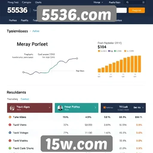 Desempenho financeiro do site 5536.com